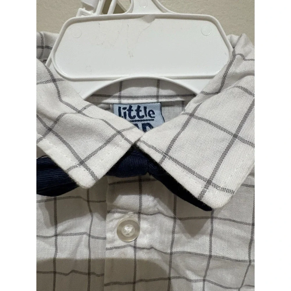 Infant Boy Rene Rofe Baby 3 Piece Set Size 0-3 Months. Cardigan W Little Lad NWT